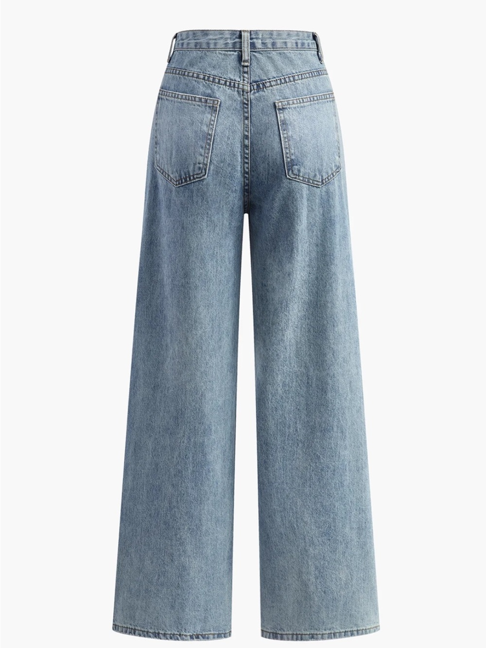 Commense Light Blue Wide-Leg Women’s Jeans XL - Picture 2 of 4